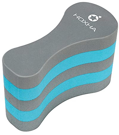 Pull Bouy Leg Float, EVA 5 Layer Swimming Pull Float Training Aid Sports Upper Bpdy Aqua Fitness for Adult, Beginners (Green&Grey)