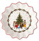 Villeroy & Boch - Toy’s Fantasy, coupe grande, Père Noël lisant liste cadeaux, 25 x 25 x 4cm, Porcelain Premium, multicolore