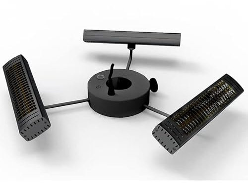 3KW Tri Parasol Heater With Remote