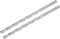 sourcing map HSS(High Speed Steel) Extra Long Twist Drill Bits, 8mm Drill Diameter 200mm Length for Hardened Metal Woodwork Plastic Aluminum Alloy 2 Pcs