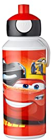 Mepal - Trinkflasche Pop-up Campus - Wasserflasche - Auslaufsichere Flasche für die Schule - Wiederverwendbar - BPA-frei & Spülmaschinenfest - 400 ml - Cars