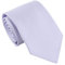 DQT Men's Plain Twill Wedding Formal 8cm Classic Tie - Pastel Lilac