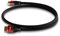 Teufel HDMI-2.0-Rundkabel Highspeed HDMI-Kabel unterstützt alle 2.0-Spezifikationen wie z.B. 4K 50/60p und 4K 3D, Vergoldeter Anschluss (Schwarz, 0,75 m)