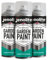 JENOLITE Directorust Chalky Spray Paint | EMERALD GREEN | 3x400ml | Multi-Surface Chalky Finish Spray Paint | Ideal For Furniture, Ornaments, Picture Frames | Interior & Exterior Use | PANTONE 334U