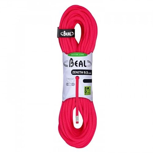 Beal Zenith 9.5MMX200M SOLID PINK Kletterseil, Uni, Einheitsgröße