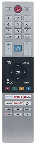 ALLIMITY CT-8561 Reemplazo de Mando a Distancia adaptar por Toshiba 4K UHD TV 43UK3163DG 50UK3163DG 55UK3163DG 65UK3163DG 43L3863DA 43V5863DA 49V5863DAL 55U6863DA 65U2963DG 65U6863DG 65X9863DG