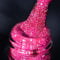 BURANO Smalti Semipermanenti Unghie in gel，7.3ml UV LED Riflettente Glitterato Smalto Semipermanente per Unghie,Soak-Off Olografico Nail Art Gel Unghie（Hot Pink SZ9）