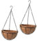 Healeved 2pièces Panier À Fleurs Suspendu pour Plantes Bac De Jardin avec Crochets pour Balcon Et Courtyard
