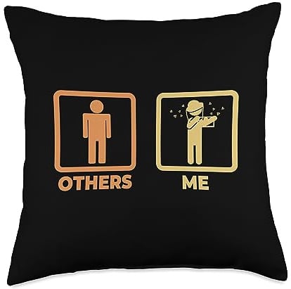 Beekeeping Stickfigures Beekeeping Enthusiast Apiculture Throw Pillow