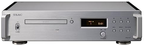 TEAC Reference VRDS-701T CD-Transport mit innovativem VRDS CD-Laufwerksmechanismus, 10MHz Takteingang, MQA-Volldecodierung, Silber