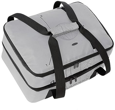 VAPOKF Lunch-Taschen für Damen und Herren, doppelstöckige Lunch-Kühltasche, große Tragetasche, isolierte Lunchbox für Arbeit, Schule, Picknick, Camping – Zahlenachse Kugel