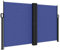 vidaXL Auvent Latéral Rétractable, Brise-Vue de Jardin, Écran de Protection, Écran de Balcon Terrasse Arrière-Cour Extérieur, Bleu 140x1200 cm