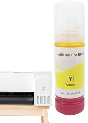 Printer Ink - Ink Bottles Set for Printer,Wide Color Gamut Printer Replacement for Professional Environments, Work Area, and Home