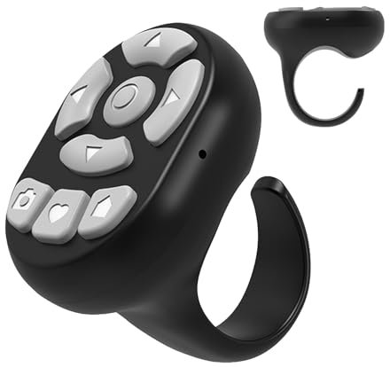 Telecomando a punta di dito, anello di scorrimento per telefono | Telecomando wireless per telefono | Telecomando con anello di scorrimento del telefono, girapagina del telefono, telecomando wireless
