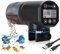 Podazz Futterautomat für Aquarium, 2,4G WiFi Fischfütterer Feuchtigkeitsbeständiger automatischer Futterspender mit Timer und Digitalanzeige, 200 ml großes Fassungsvermögen, App-Einstellung, Schwarz