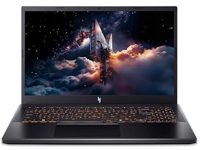 Acer Nitro V 15 ANV15-52, Ordenador Portátil Gaming 15.6, Full HD IPS (Intel Core i7-13620H, 16 GB RAM, 1 TB SSD, NVIDIA GeForce RTX 5060, Sin Sistema Operativo) Negro, Teclado QWERTY Español
