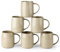 GBHOME Large Coffee Mugs Set of 6, 18oz (500ml) Handmade Ceramic Mugs with Gradient Colours – Ideal for Lattes, Tea, Beer & Hot Chocolate | Dishwasher & Microwave Safe