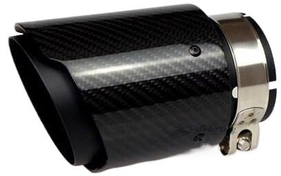 Auspuffblenden Auto Auspuffblende Für E46 Carbonfaser Edelstahl(66-115MM)