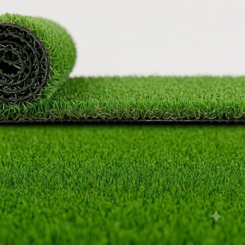 FUTURAZeta® - Prato Sintetico Calpestabile Altezza 2 Metri - Erba Artificiale Professionale Drenante, Tappeto Erboso Finto per Giardino, Balcone, Resistente UV e Animali (Taglio 5 mt., Filo 7 mm.)