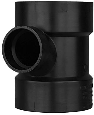 CHARLOTTE PIPE 4X4X2 DWV SANITARY TEE REDUCING HUBXHUB DWV (DRAIN, WASTE AND VENT) (1 Unit Piece)