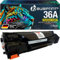 Bubprint Toner kompatibel als Ersatz für CB436A HP36A HP 36A 36 A für Laserjet P1503 P 1505 P1505 P1505N P1506 M1120MFP M1120 M1500 MFP M1522N M1522NF Schwarz