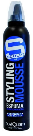 Postquam - Espuma Fijadora Fuerte para Cabello 300 ml - Brillo, Volumen y Suavidad sin Engrasar - Fijación Duradera en Aerosol - Sin Fragancia - Uso Frecuente - Acondicionadora y Moldeadora