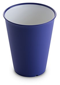 Omada Design Bicchiere Picnic, Acqua, Bibite, 300 ml, Infrangibile, Impilabile, Antibatterico, Microonde, Lavabile in Lavastoviglie, linea Sanaliving