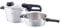 Fissler - Vitavit premium, Juego de ollas a presión (4,5 + 2,5 litros, 22 cm) de acero inoxidable, 2 niveles de cocción, apta para cocinas de inducción, gas, vitrocerámica y eléctricas