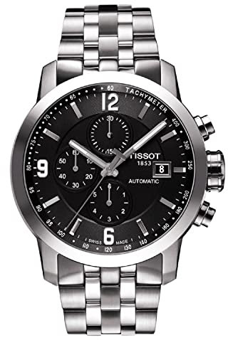 Tissot Herren-Armbanduhr Chronograph Automatik Edelstahl T055.427.11.057.00