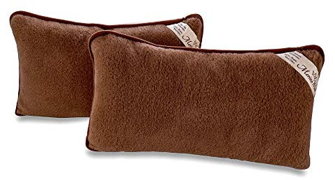 Kissen aus 100% Merinowolle, 2 Stück, 45/75 cm, Kissenbezug mit Reißverschluss