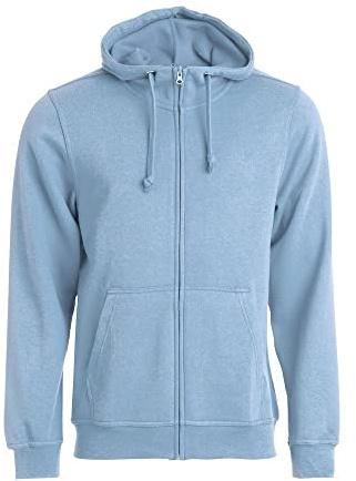 Clique Herren Basic Full Zip Hoody, Blau (Hellblau), XXL