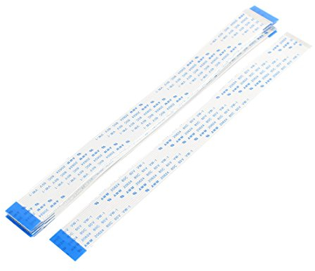 sourcing map 20Stk 1,0mm Pitch 18 Pin AWM 20624 80C 60V VW-1 Flexible Flachkabel FFC 200 mm DE de