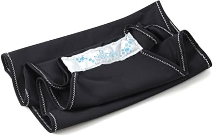 NéoBulle - Aquabulle - Porte-Bébé d'Appoint Aquatique - Pour la Plage, la Douche et les Premiers Bains - Sans Réglage - Tissu Élastique - De 6 Mois à 3 Ans (L)