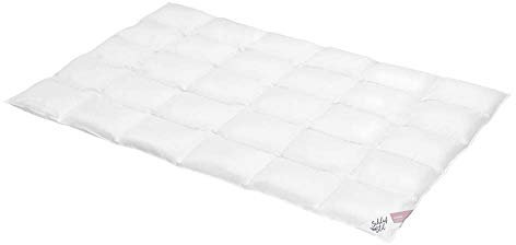 Schlafstil Kassettendecke D500 90% Daunen, 10% Federn Wärmestufe 3 Größe 200x200 cm