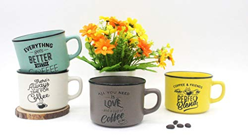 Taza TIME FOR COFFEE (Precio Unitario) - Tazas para Detalles Originales para Invitados de Bodas, Regalos Baratos para Comuniones y Cumpleaños Infantiles