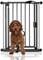 Bettacare Auto Close Pet Gate, 68.5cm - 75cm, Slate Grey, Narrow Pressure Fit Stair Gate for Dog & Puppy, Safety Barrier for Narrow Doors Hallways and Spaces, Easy Installation