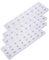 YUPPIE TONE 4 Pezzi Estensioni Reggiseno da Donna,Ganci Allunga Reggiseno Estensione Reggiseno Extender con 3 Righe 8 Ganci,15 * 5CM.
