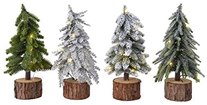 Everlands Micro LED Mini arbre assorti 37 cm