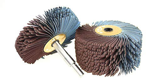 1 pieza de paño de lijado, cepillo de pulido de alambre, taladro, cabezal de pulido para carpintería, 110x60mm P240