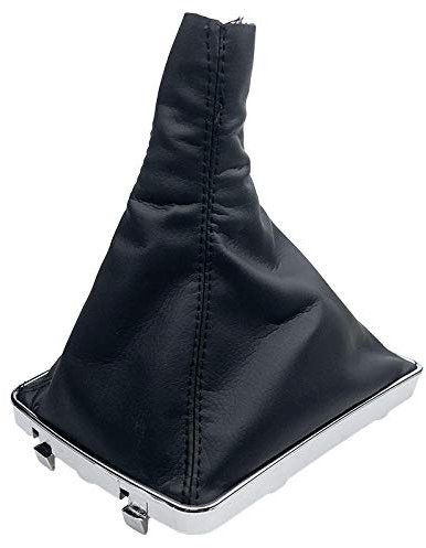 WYTXH Apto para Opel ASTRA H Perilla de cambio de marchas Polaina Cubierta de la bota Palanca de cambios Freno de mano Estacionamiento Freno de mano Bota Car Styling Accesorios-GearShift_Black