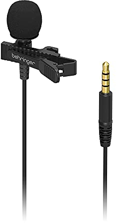 Behringer BC LAV Lavalier-Mikrofon für Mobilgeräte, schwarz