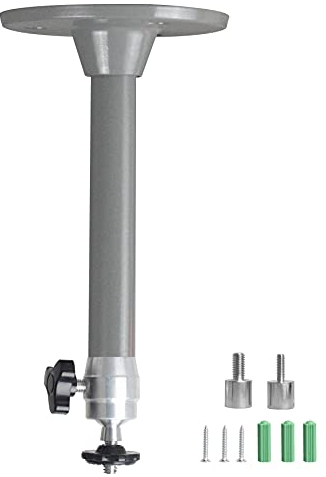 YiePhiot Mini Ceiling Wall Projector Mount Stand Compatible with QKK, DR.J, DBPOWER, Anker, VANKYO, AAXA, Jinhoo, PVO, TMY, AuKing and Most Other Mini Projector (175mm, Gray)