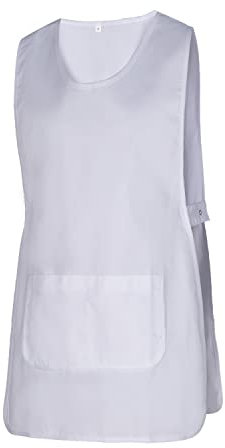 MISEMIYA - Delantal Limpieza Uniforme Laboral CLINICA MÉDICOS Limpieza Veterinaria Sanitarios HOSTELERÍA- Ref.868 - L, Blanco 21
