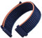 WOCCI 20mm Sportivo Cinturino in Nylon, Cinturini per Orologi a Sgancio Rapido per Uomo e Donna (Blu Navy)