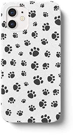 iCaseDesigner Animal Print Phone Case Compatible with iPhone 13. 1. Dog Paw Prints