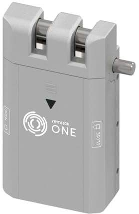 REMOCK RONES Cerradura de Seguridad Invisible con 4 mandos, 3 W, 3 V, Plata