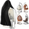Hängesessel Abdeckung, Outdoor Swing Egg Chair Cover mit Reißverschluss, 210D Oxford Wasserdicht Schutzhülle Hängesessel Eierstuhlbezüge, 115 x 190 cm (schwarz)