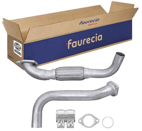 HELLA 8LA 366 004-811 Abgasrohr - Easy2Fit Kit - vorne - zweiteilig | Kompatibel mit: CHEVROLET AVEO / KALOS Schrägheck, AVEO / KALOS Stufenheck, GM KOREA KALOS, KALOS Stufenheck