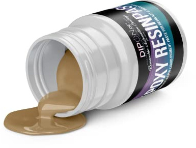 Epoxy Resin (Epoxidharz) Pigment Paste Beige ca. RAL 1001 Profi Hochpigmentierte Farbpaste für Epoxidharz Epoxy Resin Polyurethan Kunstharz Resin Art (100 Gramm)