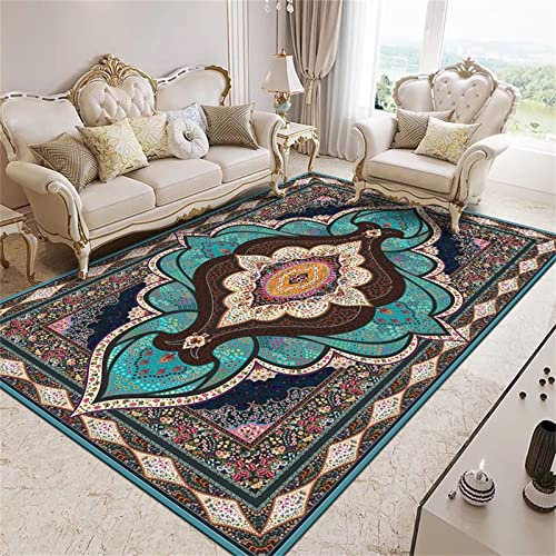AU-SHTANG hard wearing carpet tiles Purple carpet, anti-mite climbing mat antistatic carpet cheap rugs, purple, 200x300cm